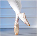 Women Ballet Dance Shoes Child and Adult Ballet Pointe with Ribbons Sneakers MartLion   