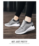 Shoes Women Sneakers Platform High Tide Breathable Thick Sole Sports Trainers MartLion   