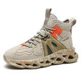 Casual Men's Shoes Lightweight Sneaker Autumn Ankle Shoes Non-slip Running Footwear MartLion Beige 39 