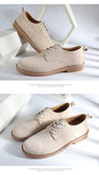 Suede Leather Shoes Men's Soft Leisure Dress Shoes Work Footwear Mart Lion   