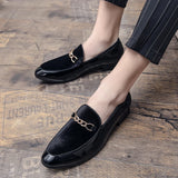 Luxury Design Suede Men's Loafers Black Blue Red Casual Dress Shoes For Nightclub Party Monk Strap MartLion   