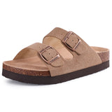 Cork Clogs Sandals Women's Platform Cozy Suede With Arch Support Classic Mule MartLion   