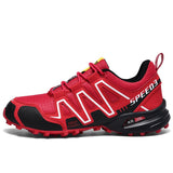 Men's Hiking Shoes Wear-resistant Outdoor Trekking Walking Hunting Tactical Sneakers Mart Lion A1 Red 39 