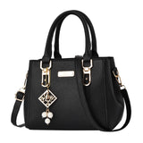 Handbags Women Shoulder Bags Casual Leather Messenger Bag Large Capacity Handbag Promotion MartLion Black One Size CHINA
