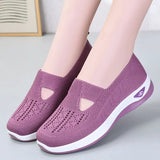 Women's Summer Footwear Cotton Platform Shoes Breathable Slip On Loafers Elegant Ballet Flats Tennis Boat MartLion   