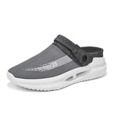 Lightweight Half Slippers Outdoor Breathable Sandals Non-slip Casual Shoes Men's Walking Footwear MartLion gray 39 