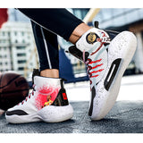 Spring And Summer Basketball Shoes Breathable, Non-slip, Wear-resistant Teen Sneakers Running Men's Mart Lion   