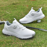 Waterproof Golf Shoes Men's Women Luxury Golf Wears for Couples Light Weight Gym Footwears MartLion   