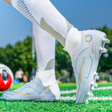 Society Soccer Cleats Trendy Kids Football Boots Outdoor Breathable Men's Shoes Training Footwear Mart Lion   