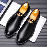 Italian Formal Shoes Mens Dress Shoes Business Leather Wedding Dress Man Oxford Shoes For Men MartLion   