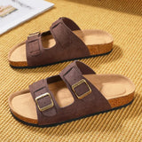 Summer Men's Slippers Outdoor Wearing Couples Indoor Soft Sole Bathroom MartLion   