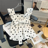 Summer Women Top Mori Girl Polka Dot Chiffon Shirts MartLion   