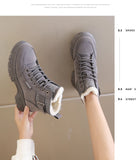  Warm Women's Boots Outdoor Work Shoes Casual Anti-slip Snow Trendy Casual Footwear Walking MartLion - Mart Lion