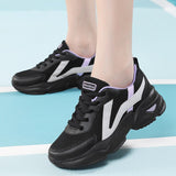 Women Sneakers Mesh Sports Ladies Running Shoes Athletic Tennis Trainers Casual Designer Mart Lion black purple 230-1 4 