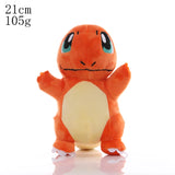 Pokemon Pikachu Plush Toys Eevee Charmander Squirtle Charizard Sylveon Toy Anime Gengar Mewtwo Scorbunny Stuffed Dolls Kids Gift MartLion Charmander 21cm  