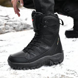 Winter Boot Men's Waterproof Ankle Boots Men  Warm Large Snow Boots Outdoor Cotton Shoes Sneakers MartLion   