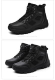Men's Winter Snow Work Boots Casual Leather Outdoor Thick Sole Desert Military Mountaineering Sports MartLion   
