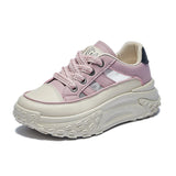 Four Season Casual Shoes Tide Shoes Walking Non-slip Women's Breathable Footwear MartLion Pink 35 