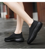 Women Flats Shoes Breathable Mesh Summer Sneakers Women Slip on Soft Ladies Casual Ballet Sock MartLion   