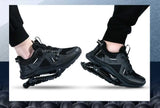 Mechanical Assisted Running Shoes Shock Absorbing Knee Pad Spring Suspension Sports Sneaker Bouncing Profession Ventilate MartLion   