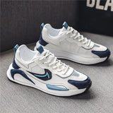 Men's Casual Sneakers Thick Bottom Sport Running Shoes Tennis Non-slip Platform Breathable Walking Trainers Mart Lion   