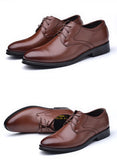 Men Leather Shoes Dress Shoes All-Match Casual Shoes MartLion   