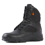 Military Boots High Top Delta Desert Combat Tactical Boots Outdoor Hiking Men's Zapatillas Hombre Masculino MartLion black 39 