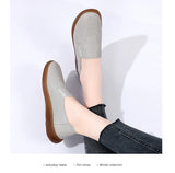 Spring Autumn Ladies Flat Shoes Slip On Women's Loafers Luxury Moccasins Designer Casual Leather MartLion   