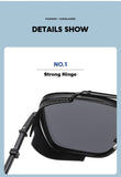Cool Luxury SteamPunk Style Side Shield Sunglasses Men's Women Vintage Brand Design Shades 717 Mart Lion   
