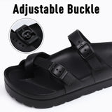 Women's Platform Sandals Summer Slippers Non-slip Beach Summer Flip-flops Adjustable Buckle MartLion   