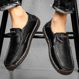 Leather Men Shoes Casual Men Loafers Slip On Leather Shoes Men MartLion   