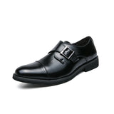 Designer Men's Dress Shoes Pointed Toe Slip on Moccasins Luxury Brand Office Oxford Zapatos Hombre MartLion black 38 