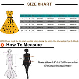 Polka Dot Summer Ladies Dress Vintage Retro With Sleeveless V-Neck  Robe Casual MartLion   