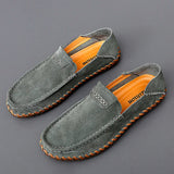 Leather Men Loafers Super Soft Casual Shoes For Men Slip On Male MartLion   