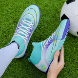  Football Boots Men's Turf Soccer Shoes Tf Fg Futsal Indoor Training Footwear Mart Lion - Mart Lion
