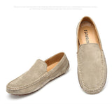 Suede Leather Men's Loafers Luxury Casual Shoes Boots Handmade Slipon Driving  Moccasins Zapatos Mart Lion   