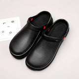 Men's Women Anti-Skid Chef Shoes Clogs Garden Nurse Medical Rubber Sandals Kitchen Working Cooking MartLion   