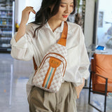  Women's Chest Bag PU Leather Shoulder Casual Crossbody Bag Female Messenger Mart Lion - Mart Lion