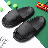 Breathable Men's Slippers Summer Outdoor Slides Massage Flip Flops Non-slip Flat Beach Sandals Shark Sneakers Shoes Mart Lion   