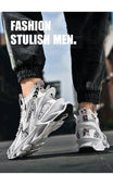 Men's Shoes Sneakers Blade High Top Casual Belt Mesh Mart Lion   
