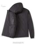 Men's Hooded Thick Warm Casual Parkas Coats Overcoat Windproof Outwear Detachable Hat Jackets Outdoor Sport MartLion   