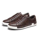 Sneakers Men's Casual Shoes Flat Soft Footwear Classic Black Brown MartLion   