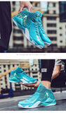 Men's Basketball Shoes Purple Basketball Sneakers Men Women Training Sport Boots Kids Adult Athletic Shoe MartLion
