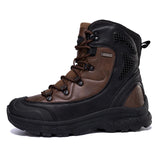 Anti-slip Wear-resistant Work Shoes Military Boots Desert Combat Casual Men's MartLion Brown 39 