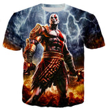 Game God of War 3D Printed T-shirt Men's Casual Style Streetwear Hip Hop Streetwear Harajuku Style Tops Mart Lion 02 XXS 