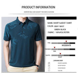 Summer Men's T Shirt Casual Print Short Sleeve Tshirt for Silm Fit Turn-down Collar Mart Lion   