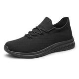 Casual Sport Shoes Men's Walking Lightweight Breathable Mesh Upper Jogging Gym Running Sneakers Athletic Jogging Tenn MartLion 40 All black 