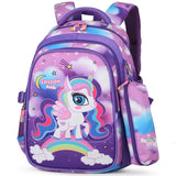 Waterproof Children School Bags for Boys Girls backpack Kids Orthopedic schoolbag kids Primary school Backpack mochila escolar MartLion small unicorn  