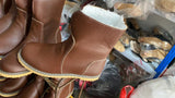 Women Snow Boots Winter Fur Plush Lace Up Ladies Flat Footwear Warm PU Leather Shoes Mart Lion   