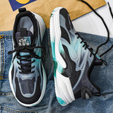 Fujeak Light Trendy Men's Shoes Sneakers Breathable Mesh Outdoor Non-slip Running Mart Lion   